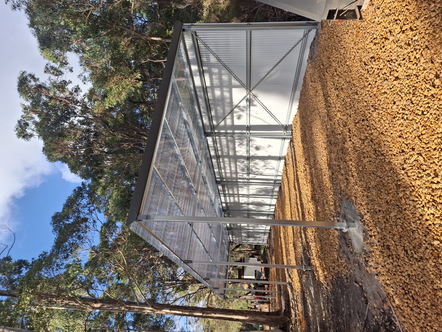 Sea Container Lean-To Shelter